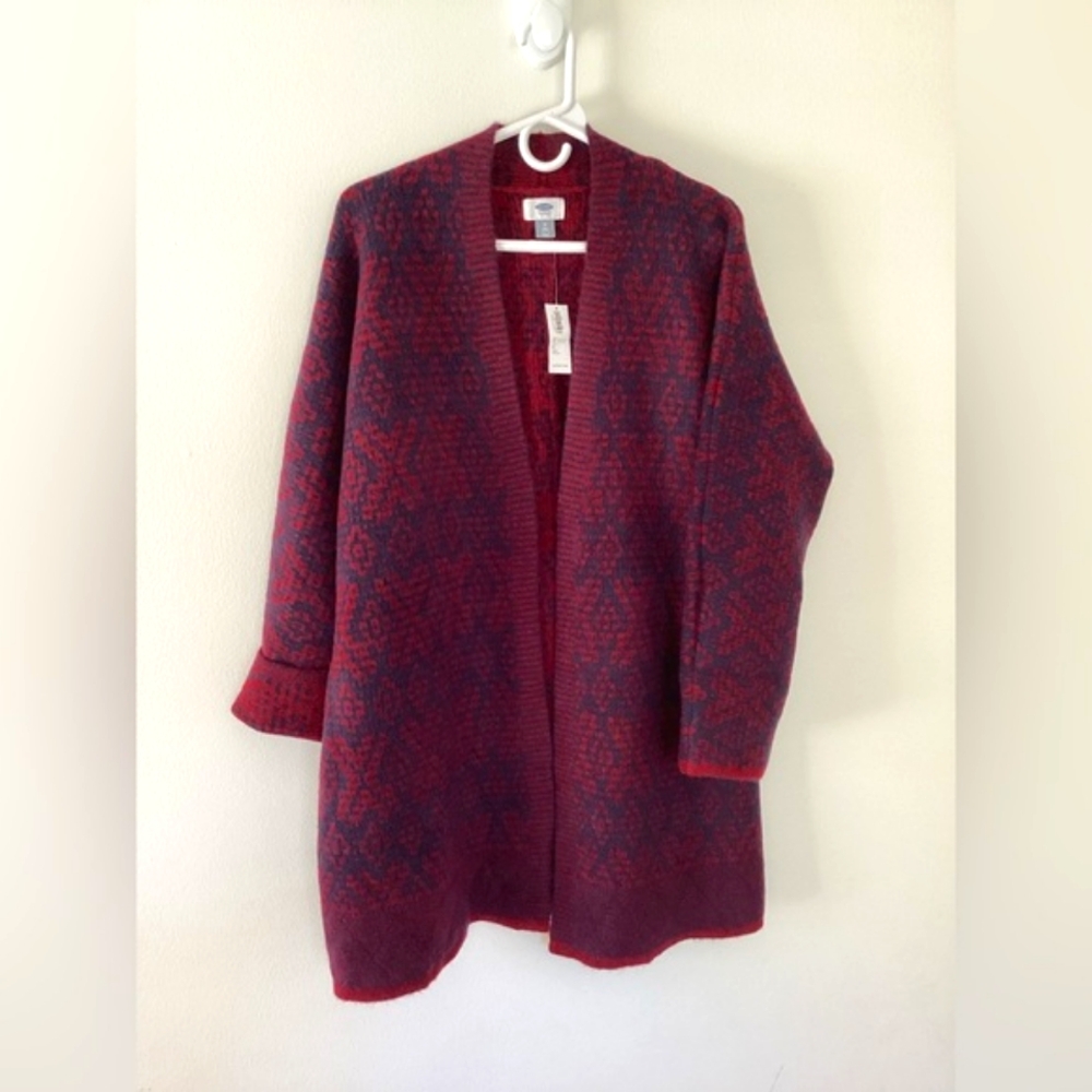NWT Old Navy open front cardigan coatigan size medium tall